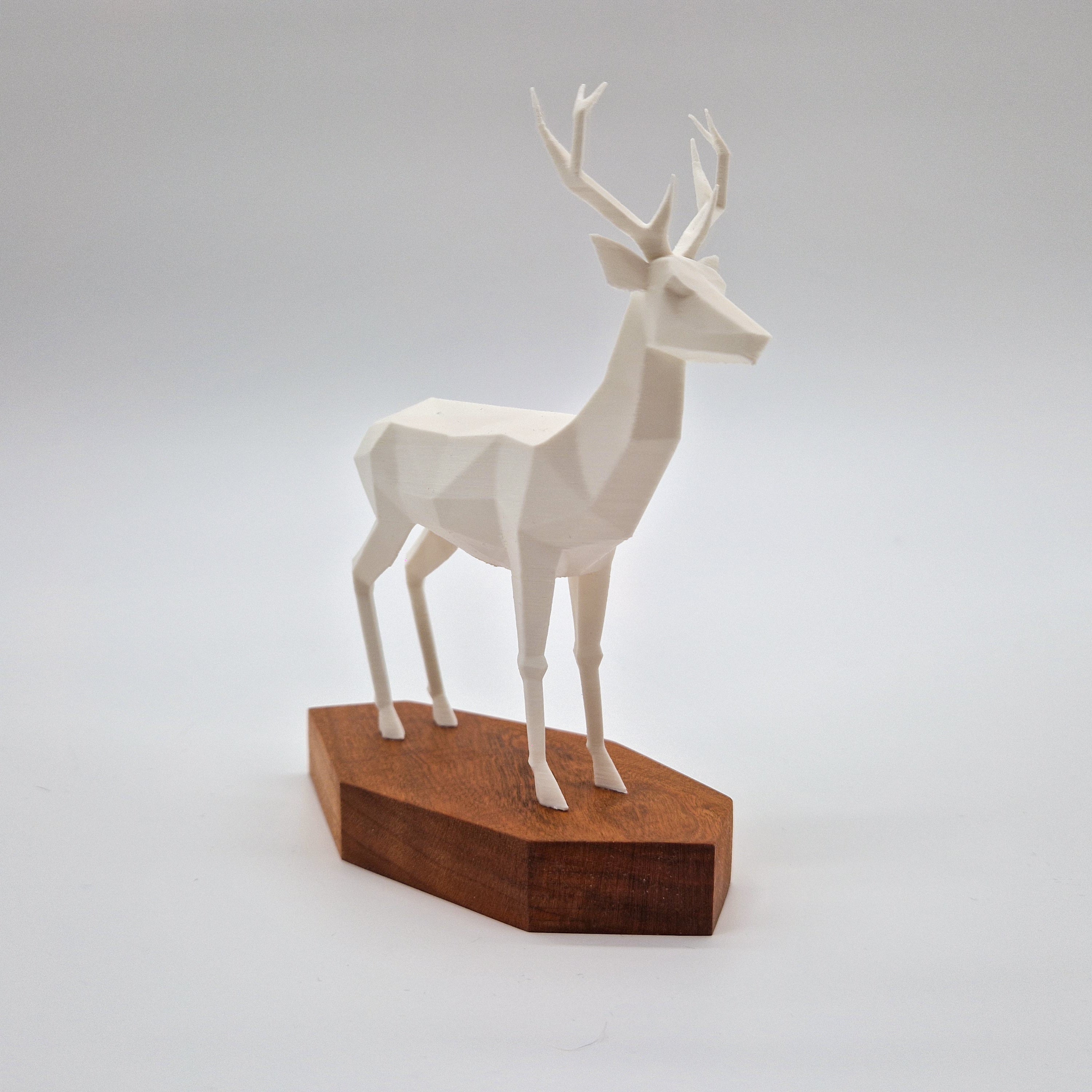 Geometrische model op bamboevoet